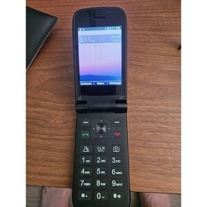 Orbic Journey V Flip Phone Verizon RC2200L Black 4GB Dual Display Compact Cell